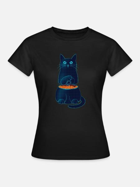 KATZENFUTTER - Frauen T-Shirt - Schwarz