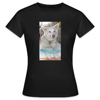 Cohen und sein Spielzeug - Frauen T-Shirt - Schwarz - Vorne - AI Model Female 172 dark (172cm)