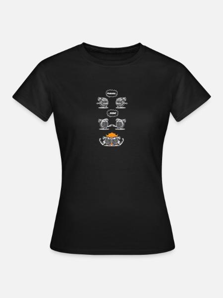 Turbo Fusion - Frauen T-Shirt - Schwarz