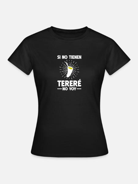 Paraguayan Guarani Terere - Frauen T-Shirt - Schwarz