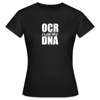 Obstacle Course Racing Gear - Women's T-Shirt - black - Front - AI Model Female 172 dark (172cm)