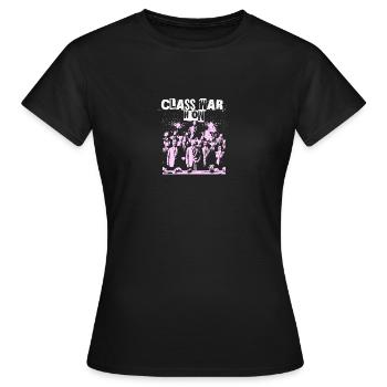 Rebel Clash Of Classes Resist Resistance - Women's T-Shirt - black - Front - AI Model Female 172 dark (172cm)