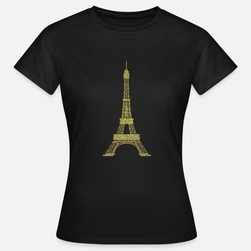 Eiffel Tower | Eiffel Tower - Women's T-Shirt - black