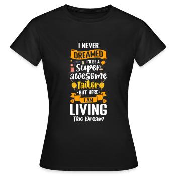 Tailor Suit - Women's T-Shirt - black - Front - AI Model Female 172 dark (172cm)