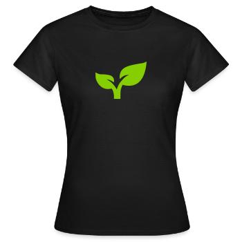 Plante - T-shirt Femme - noir - Devant - AI Model Female 172 dark (172cm)