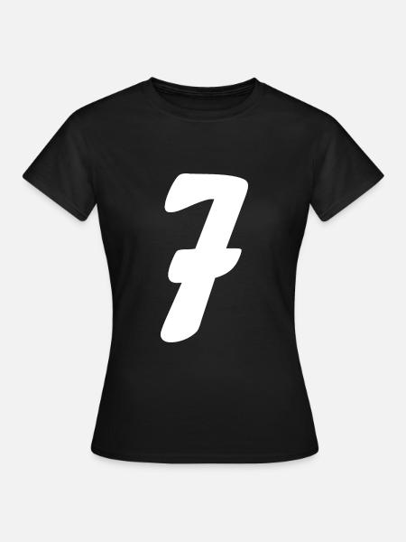 7 - T-shirt Femme - noir
