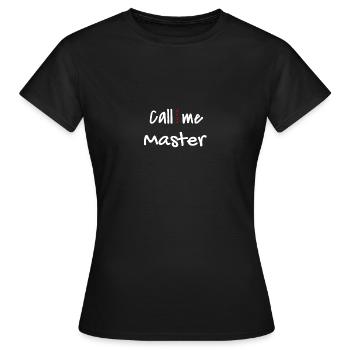 Master 2022 Graduation Graduation Graduation Graduation Université - T-shirt Femme - noir - Devant - AI Model Female 172 dark (172cm)