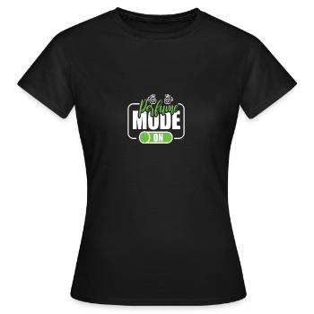 Parfüm Fragrance Perfüm Perfume Parfum Duft - T-shirt Femme - noir - Devant - AI Model Female 172 dark (172cm)