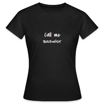 Baccalauréat 2025 Graduation Graduation - T-shirt Femme - noir - Devant - AI Model Female 172 dark (172cm)