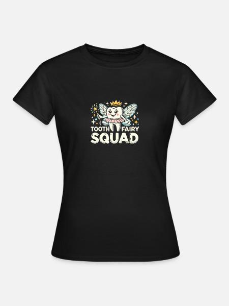 Zahnfeen-Truppe - Frauen T-Shirt - Schwarz