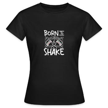 Né pour secouer les maracas - T-shirt Femme - noir - Devant - AI Model Female 172 dark (172cm)