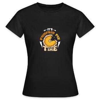 It's pumpkin pie time - Frauen T-Shirt - Schwarz - Vorne - AI Model Female 172 dark (172cm)