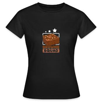 Escouade Brownie - T-shirt Femme - noir - Devant - AI Model Female 172 dark (172cm)