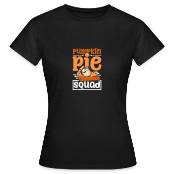 Pumpkin pie squad - Frauen T-Shirt - Schwarz - Vorne - AI Model Female 172 dark (172cm)