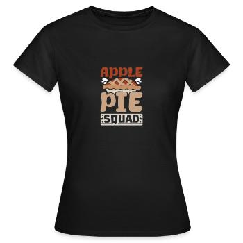 Apple pie squad - Frauen T-Shirt - Schwarz - Vorne - AI Model Female 172 dark (172cm)