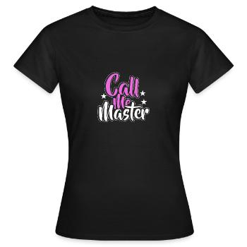 Diplôme de Master Diplôme Université - T-shirt Femme - noir - Devant - AI Model Female 172 dark (172cm)