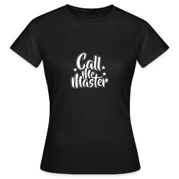 Diplôme de Master Diplôme Université - T-shirt Femme - noir - Devant - AI Model Female 172 dark (172cm)