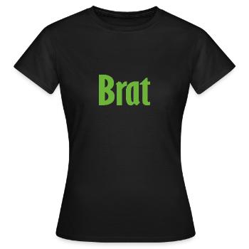 Green Brat - Frauen T-Shirt - Schwarz - Vorne - AI Model Female 172 dark (172cm)
