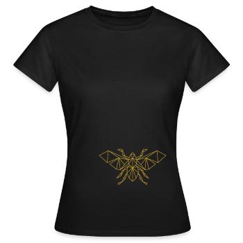 Guêpe abeille - T-shirt Femme - noir - Devant - AI Model Female 172 dark (172cm)