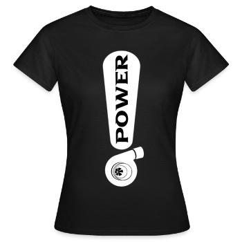 Turbo - T-shirt Femme - noir - Devant - AI Model Female 172 dark (172cm)