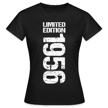 70. Geburtstag 1956 - Frauen T-Shirt - Schwarz - Vorne - AI Model Female 172 dark (172cm)