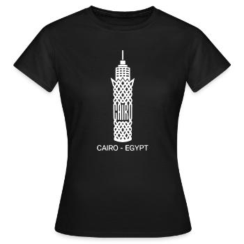 Kairo, Ägypten Al Qahirah Tour Touristen Ägypter - Frauen T-Shirt - Schwarz - Vorne - AI Model Female 172 dark (172cm)