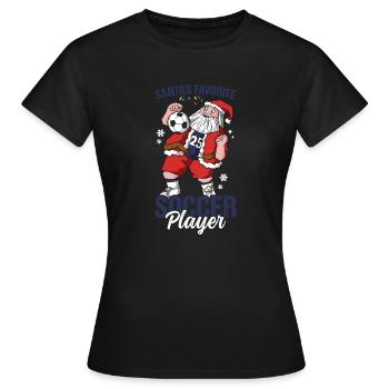 USA Soccer American Football US Futbol - Frauen T-Shirt - Schwarz - Vorne - AI Model Female 172 dark (172cm)