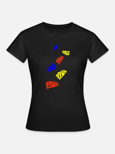Hotdog Hunger - Frauen T-Shirt - Schwarz