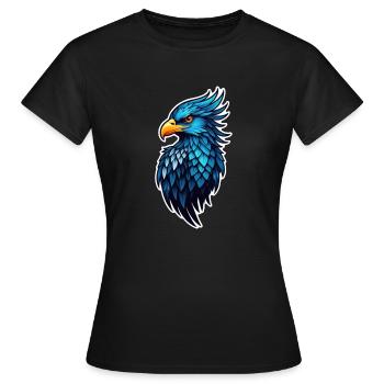 Eagle - Vereinigte Staaten - Vereinigte Staaten - Frauen T-Shirt - Schwarz - Vorne - AI Model Female 172 dark (172cm)