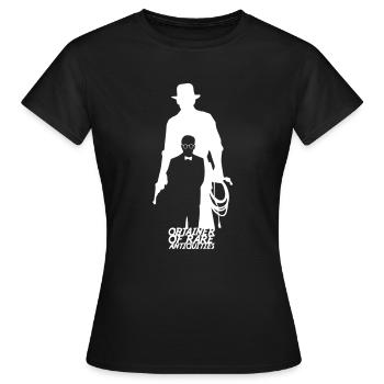 Références de Rare Films Cinéma - T-shirt Femme - noir - Devant - AI Model Female 172 dark (172cm)
