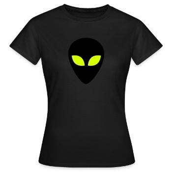 Alien - T-shirt Femme - noir - Devant - AI Model Female 172 dark (172cm)