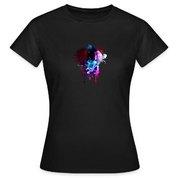 Musiciens - T-shirt Femme - noir - Devant - AI Model Female 172 dark (172cm)