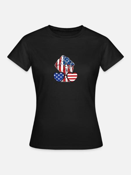 Amerika - Frauen T-Shirt - Schwarz
