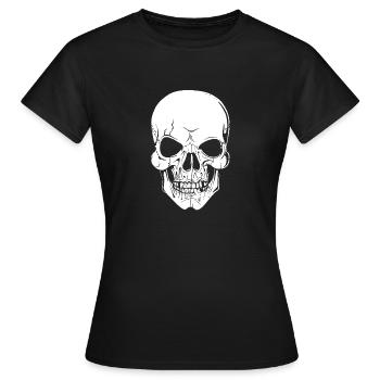 Crâne crâne crâne crâne - T-shirt Femme - noir - Devant - AI Model Female 172 dark (172cm)