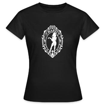 Bard Girl - T-shirt Femme - noir - Devant - AI Model Female 172 dark (172cm)