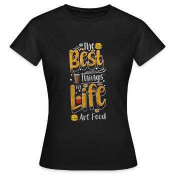 Meal Hotel - Women's T-Shirt - black - Front - AI Model Female 172 dark (172cm)