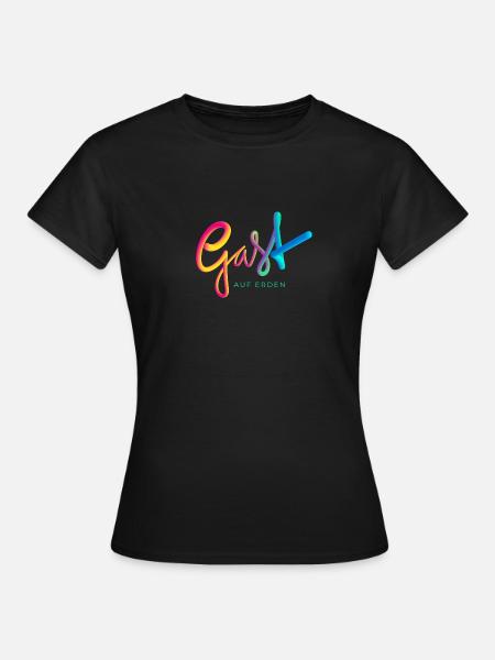 Gast auf Erden - Frauen T-Shirt - Schwarz