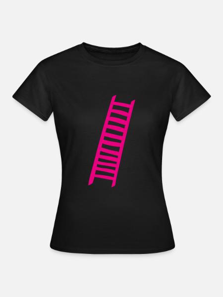 Leiter - Frauen T-Shirt - Schwarz