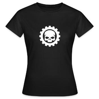 skull - T-shirt Femme - noir - Devant - AI Model Female 172 dark (172cm)