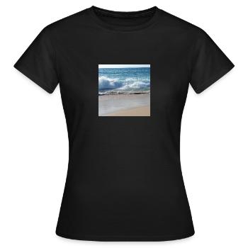 Waves - Women's T-Shirt - black - Front - AI Model Female 172 dark (172cm)