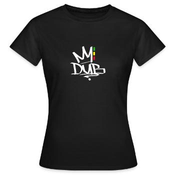 Dub Reggae Rasta - Women's T-Shirt - black - Front - AI Model Female 172 dark (172cm)