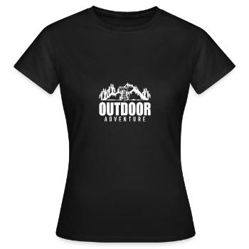 Cadeau de plein air - T-shirt Femme - noir - Devant - AI Model Female 172 dark (172cm)