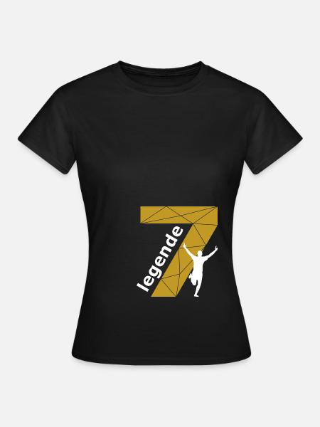 Legende Nr 7 - Frauen T-Shirt - Schwarz