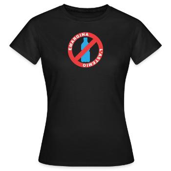 Marginaliser l’asthémie - T-shirt Femme - noir - Devant - AI Model Female 172 dark (172cm)
