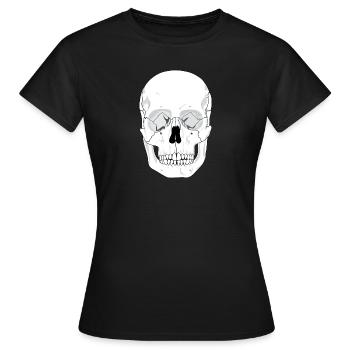 Hallowee n754 - Women's T-Shirt - black - Front - AI Model Female 172 dark (172cm)