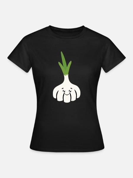 Knoblauch - Frauen T-Shirt - Schwarz