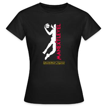 Basketball Legend - Frauen T-Shirt - Schwarz - Vorne - AI Model Female 172 dark (172cm)
