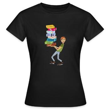 Fan de jeux de société - T-shirt Femme - noir - Devant - AI Model Female 172 dark (172cm)