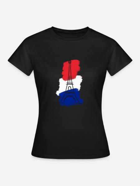 tour Eiffel - T-shirt Femme - noir