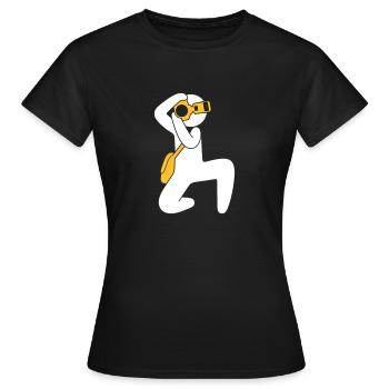 photographe - T-shirt Femme - noir - Devant - AI Model Female 172 dark (172cm)